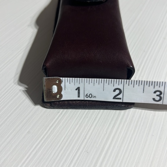 TORY Leather Co. brown leather belt accessory - Picture 7 of 11